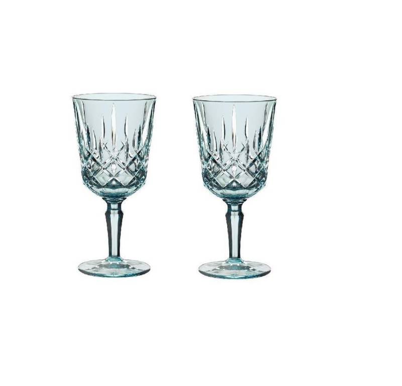 Nachtmann Weinglas Nachtmann Noblesse Colors Cocktail/Weinglas Aqua 2er Set, Glas von Nachtmann