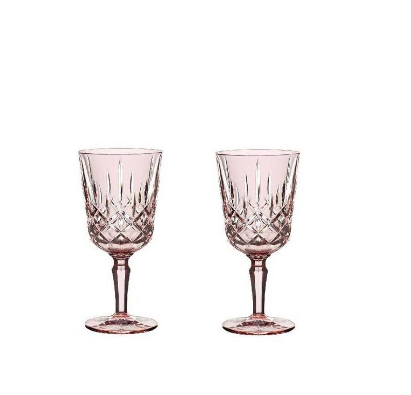 Nachtmann Weinglas Nachtmann Noblesse Colors Cocktail/Weinglas Rosè 2er Set, Glas von Nachtmann