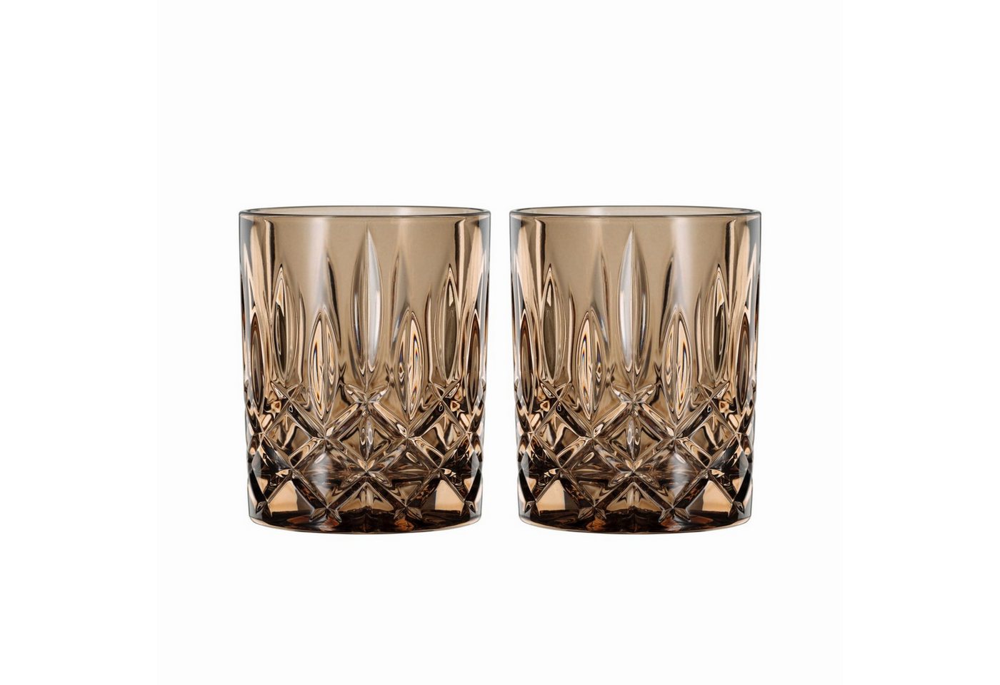 Nachtmann Whiskyglas Noblesse Tobacco, Kristallglas, 2er Set von Nachtmann
