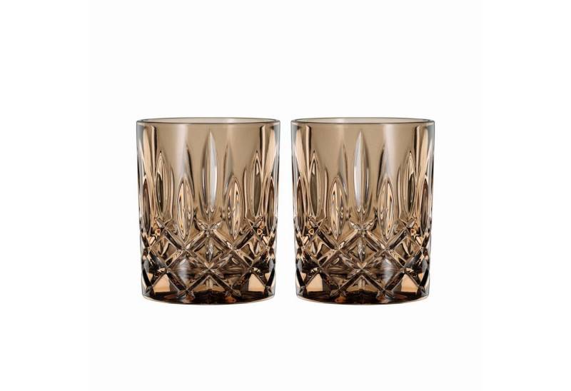 Nachtmann Whiskyglas Noblesse Tobacco, Kristallglas, 2er Set von Nachtmann