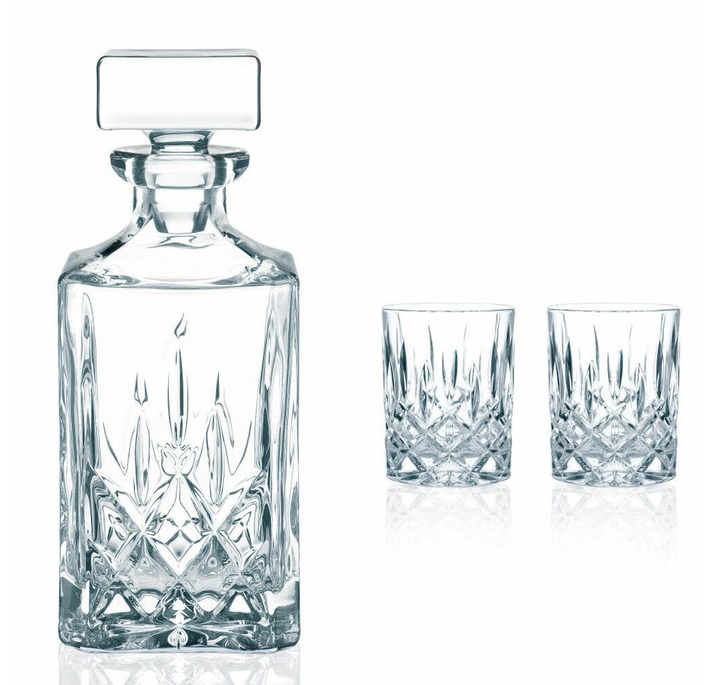 Nachtmann Whiskyglas Noblesse Whisky Set 3-tlg., Kristallglas von Nachtmann
