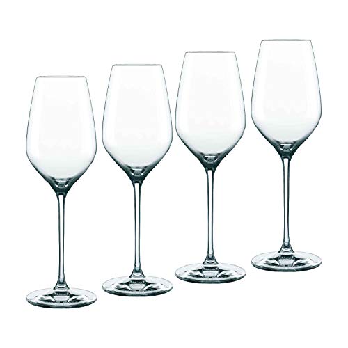 Spiegelau & Nachtmann, 4-teiliges Weißweinkelch-Set XL, Kristallglas, 500 ml, Supreme, 0092081-0 von Nachtmann