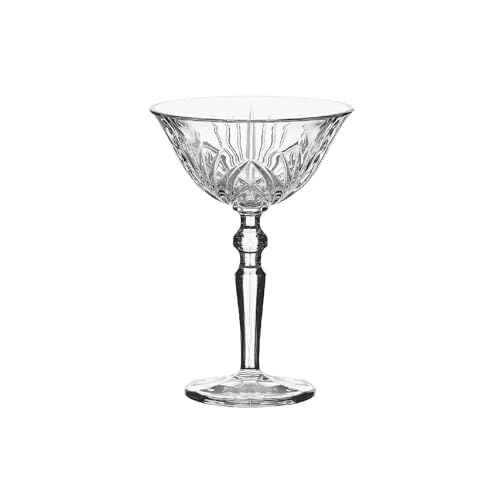 Spiegelau & Nachtmann, 6-teiliges Cocktailschalen Set, Champagnerschale/Coupette Glas, Kristallglas, 200 ml, Palais, 103323 von Nachtmann