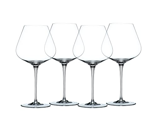 Spiegelau & Nachtmann 4-teiliges Burgunderglas-Set, Glas, Transparent, 4 Stück (1er Pack), 4 von Nachtmann