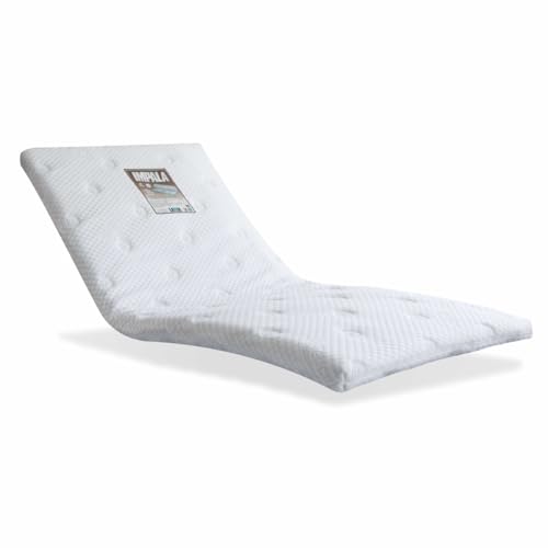 Impala Latex Matratzentopper 90x200cm - Reiner Naturkautschuk - Mittlere Festigkeit - Tencel-Bezug - ca. 7 cm Höhe - Luxus-Matratzenauflage - 90 x 200 x 7 cm von NachtrustOnline