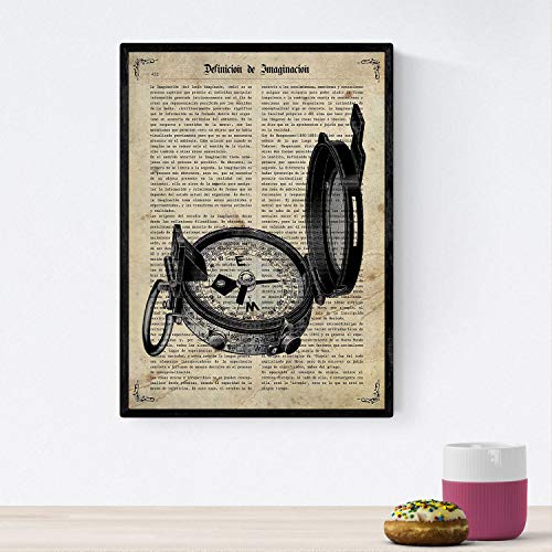 Nacnic Kompass Poster. Vintage Poster mit Definitionen. Innenarchitektur. A4-Format Nacnic Kompass Poster. Vintage Poster mit Definitionen. Innenarchitektur. A4-Format von Nacnic