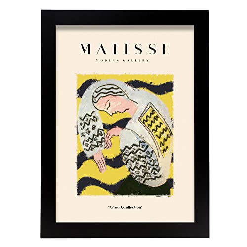 Nacnic Matisse Fauvismus Sammlung Poster 68. Illustrationen im Kunstausstellungsstil in Farbe für die Innendekoration. A4, ungerahmt. von Nacnic