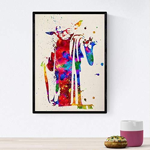 Nacnic Poster mit Film- und Cinema-Aquarell-Poster-Motiven und Filmen für Innendekoration. A4-Format. von Nacnic