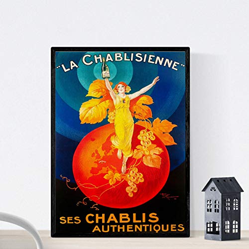 Nacnic Vintage Poster Vintage Anzeige Chablisienne. A3 Größe von Nacnic