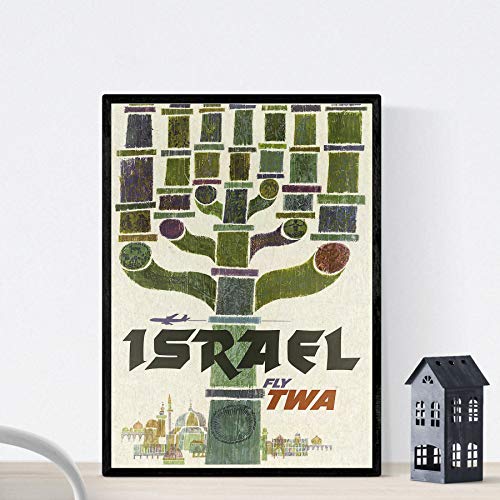 Nacnic Vintage Poster Vintage Plakatwerbung. Israel kennt. A3 Größe von Nacnic