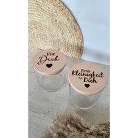 Personalisiertes Glas Mit Deckel, Gravierter Holzdeckel, Geschenk Für Freundin, Geschenkideen Mama, Kleinigkeit, Für Dich Personalisiertes Glas Mit Deckel, Gravierter Holzdeckel, Geschenk Für Freundin, Geschenkideen Mama, Kleinigkeit, Für Dich von NadWi68