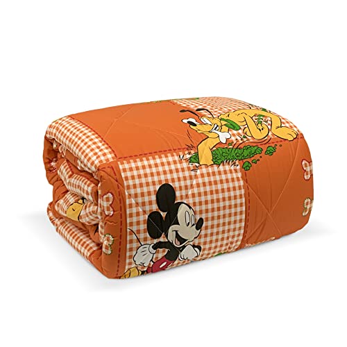 Nada Home Disney Caleffi Mickey Mouse Steppdecke für Winter, Einzelbett, 5915 von Nada Home