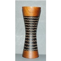 Mango Holz Vase Mit Schönem Heißhunger Designed Für Trockenblumen Arrangement Thailand Versandkostenfrei von NadearsTreasures