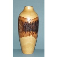 Mango Holz Vase Wunderschönes Muster Entworfen Für Trockenblumen Arrangement Thailand Kostenloser Versand von NadearsTreasures