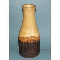 Mango Holz Vase Wunderschönes Muster Entworfen Für Trockenblumen Arrangement Thailand Kostenloser Versand von NadearsTreasures