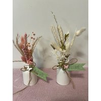 Blumenvase, Vase, Keraflottvase, Keraflott, Trockenblumen, Trockenblumenstrauss, Alles Gute, Geschenk, Mitbringsel, Geburtstag von NadelfeebyHelena