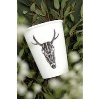 Tasse Hirschkull | Kaffeetasse, Teetasse, Porzellantasse, Natur Illustration Tasse Hirschkull | Kaffeetasse, Teetasse, Porzellantasse, Natur Illustration von NadievanWijk