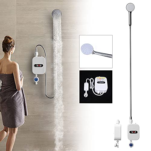 3500W Klein-Durchlauferhitzer Elektro Warmwasser Tankless Instant Elektro Warmwasser 220V Durchlauferhitzer mit Bad Dusche Kit für Bad Dusche von NadineDutol