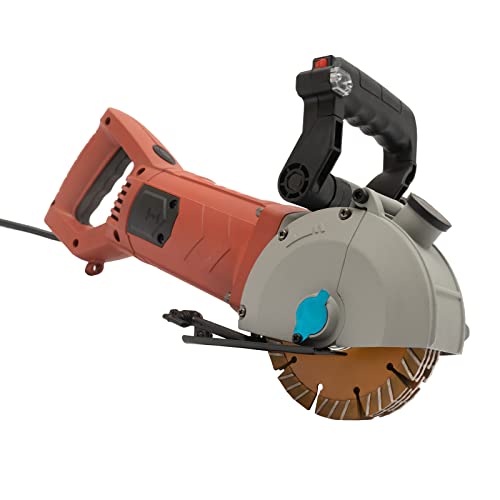 4800W Mauernutfräse Elektrische Schlitzfräse Mauerfrase mit Leckage-Schutz, 6200 U/min Wandfräse Mauerrillenschneidemaschine für Bauarbeiten, Dekoration, Abbrucharbeiten 4800W Mauernutfräse Elektrische Schlitzfräse Mauerfrase mit Leckage-Schutz, 6200 U/min Wandfräse Mauerrillenschneidemaschine für Bauarbeiten, Dekoration, Abbrucharbeiten von NadineDutol