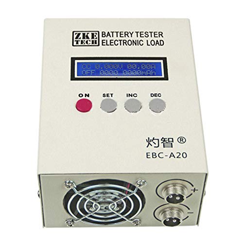 Batterie Kapazitätstester,EBC-A20 Batteriekapazitätstester für Lithium,Blei-Säure Batterie Profi Kapazität Tester 5A Ladung 20A Entladung 85W von NadineDutol