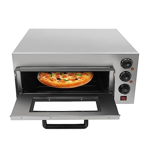 Pizza-Backofen 2KW Pizzaofen Elektrisch Pizza Ofen Pizza Oven,Profi 20LEdelstahl Kommerzielle 1 Kammer Pizzabackofen,ca. 50-350 ° C von NadineDutol