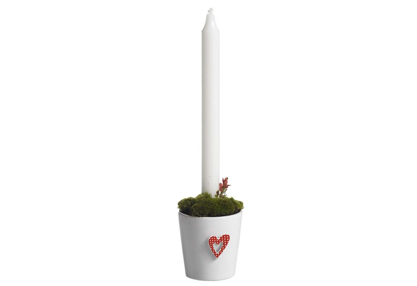 Nääsgränsgården Kerzenhalter Topf Kerzenhalter aus Keramik für Stabkerze 8cm von Nääsgränsgården