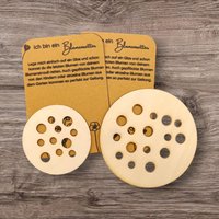 Blumenretter Aus Holz - Blumenaufsatz Für Gläser -Blumendeko Geschenkidee Natur -Trockenblumen Halter Blumenretter Aus Holz - Blumenaufsatz Für Gläser -Blumendeko Geschenkidee Natur -Trockenblumen Halter von NaehZeit