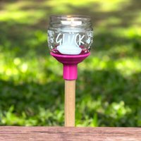 Garten-Glück, Kerzenhalter Für Das Glück-Marmeladenglas von Naehfroh