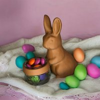 Glück-Hase Mit Korb Für Das Kleine Mini-Glück-Marmeladenglas von Naehfroh