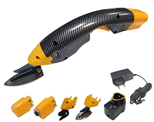 Easy Cutter Elektrische Schere zum Schneiden von Stoff, Easy Cutter Elektrische Schere mit 2 Klingen für Kunsthandwerk Nähen Pappe Scrap-booking, Zip Snip Cordless Elektrische Schere Schneidwerkzeug Easy Cutter Elektrische Schere zum Schneiden von Stoff, Easy Cutter Elektrische Schere mit 2 Klingen für Kunsthandwerk Nähen Pappe Scrap-booking, Zip Snip Cordless Elektrische Schere Schneidwerkzeug von Nähmit