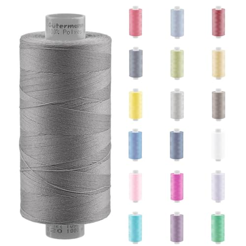 Nähmit - Gütermann PERMA -120 Nähgarn + GRATIS FARBKARTE 120er 1000m Rolle Polyester Nähmaschinengarn für Haushalts & Industrie Nähmaschine Qualitäts Nähgarn - A38-45779 von Nähmit