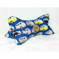 Leseknochen Knochenkissen Keilkissen Nackenkissen Nackenrolle Nackenhörnchen Kissen Bully #10# von NaehstuebchenJasalu