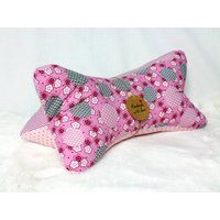 Leseknochen Knochenkissen Keilkissen Nackenkissen Nackenrolle Nackenhörnchen Kissen Rosa #10# Leseknochen Knochenkissen Keilkissen Nackenkissen Nackenrolle Nackenhörnchen Kissen Rosa #10# von NaehstuebchenJasalu