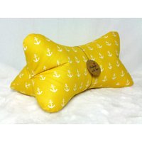 Leseknochen Knochenkissen Lesekissen Nackenkissen Anker Gelb #2# Leseknochen Knochenkissen Lesekissen Nackenkissen Anker Gelb #2# von NaehstuebchenJasalu