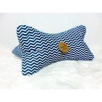 Leseknochen Knochenkissen Lesekissen Nackenkissen Geometrisch #19# von NaehstuebchenJasalu