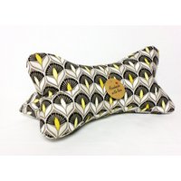 Leseknochen Knochenkissen Lesekissen Nackenkissen Graphisch Grau Senf #7# Leseknochen Knochenkissen Lesekissen Nackenkissen Graphisch Grau Senf #7# von NaehstuebchenJasalu