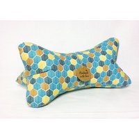Leseknochen Knochenkissen Lesekissen Nackenkissen Graphisch Türkis Ocker #9# Leseknochen Knochenkissen Lesekissen Nackenkissen Graphisch Türkis Ocker #9# von NaehstuebchenJasalu