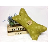 Leseknochen Knochenkissen Lesekissen Nackenkissen Pusteblume #13# von NaehstuebchenJasalu