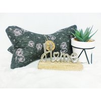 Leseknochen Knochenkissen Lesekissen Nackenkissen Pusteblume #8# von NaehstuebchenJasalu