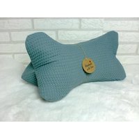 Leseknochen Knochenkissen Lesekissen Nackenkissen Waffelpique Grün #18# Leseknochen Knochenkissen Lesekissen Nackenkissen Waffelpique Grün #18# von NaehstuebchenJasalu
