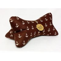 Leseknochen Knochenkissen Nackenkissen Anker Braun Beige #9# Leseknochen Knochenkissen Nackenkissen Anker Braun Beige #9# von NaehstuebchenJasalu