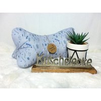 Leseknochen Knochenkissen Nackenkissen Floral Lila #17# von NaehstuebchenJasalu