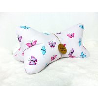 Leseknochen Knochenkissen Nackenkissen Kissen Schmetterlinge #4# von NaehstuebchenJasalu