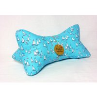 Leseknochen Knochenkissen Nackenkissen Segelboote Maritim #5# Leseknochen Knochenkissen Nackenkissen Segelboote Maritim #5# von NaehstuebchenJasalu