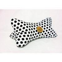 Leseknochen Nackenkissen Knochenkissen Lesekissen Fußball Schwarz Weiß #5# Leseknochen Nackenkissen Knochenkissen Lesekissen Fußball Schwarz Weiß #5# von NaehstuebchenJasalu