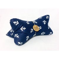 Leseknochen Nackenkissen Knochenkissen Lesekissen Kissen Anker Blau Weiß #10# Leseknochen Nackenkissen Knochenkissen Lesekissen Kissen Anker Blau Weiß #10# von NaehstuebchenJasalu