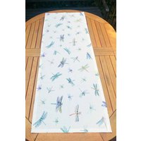 Tischläufer, Decke, Libellen, Baumwolle von Naehstueberl