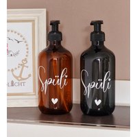Spülmittelflasche, Spülispender 500 Ml Kunststoff Pet von NaehundBastelglueck
