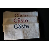 Gästehandtuch, Handtuch, Kinderhandtuch, Geschenk, Mehrere Farben, Frottee, Personalisierbar Möglich von NaehundStickweltShop