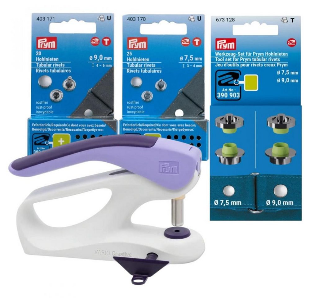 Nähwelt Flach Ösenzange - Vario Creative Tool Set - Anorak Druckknöpfe von Nähwelt Flach